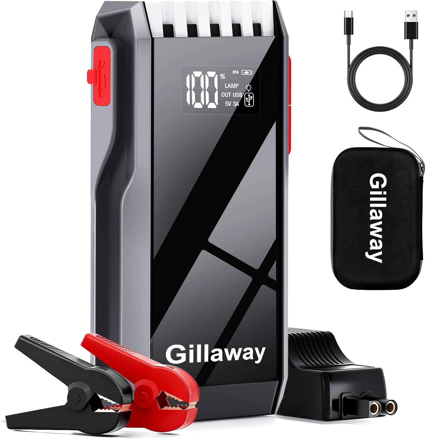4500A Peak Jump Starter for Heavy-Duty Engines