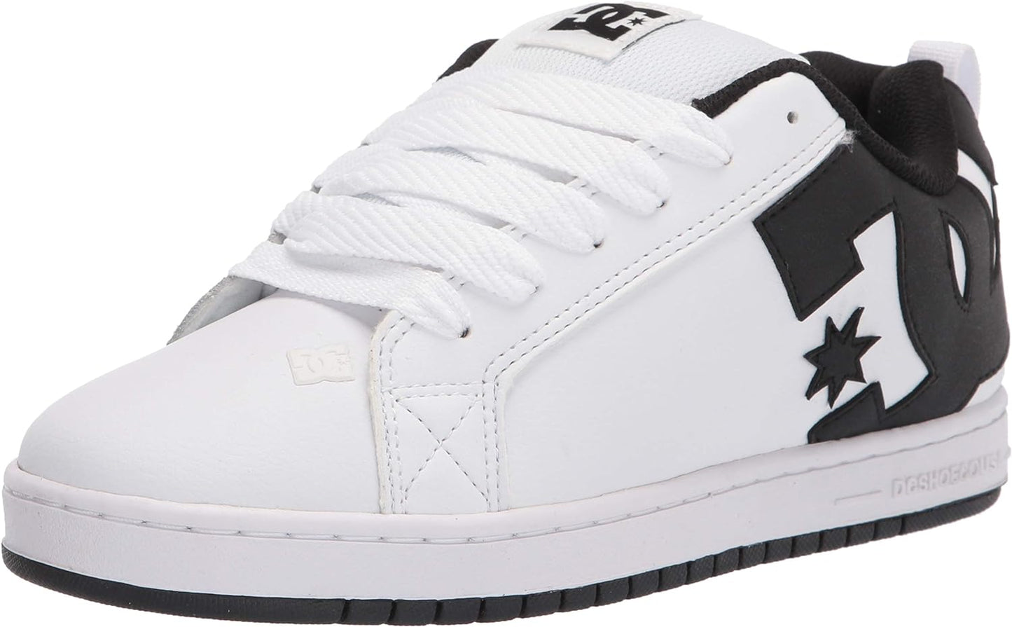 DC Mens Court Graffik Casual Low Top Skate Shoe Sneaker Review