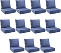 Outdoor Cushion Set for Patio Furniture - 11-Pack, 24x24 in