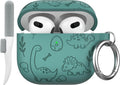 Engraved Dinosaur AirPods 4 Case by Maxjoy