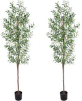 Artificial Olive Tree 6FT Tall Faux Olive Tree - Realistic Indoor