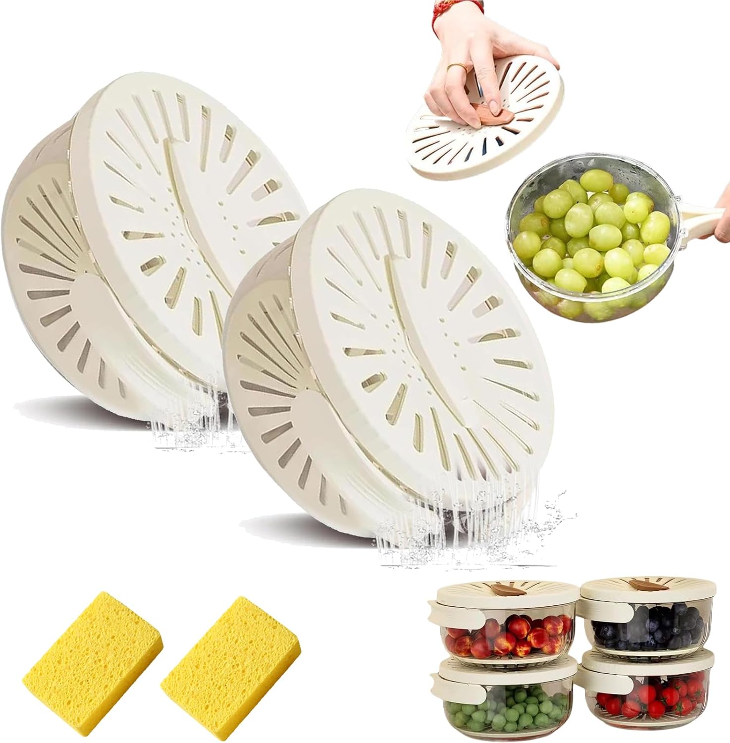 Multi-function Drainer & Strainer Set