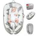 Baby Lounger for Newborn 0-24 Months - Breathable Soft Cotton Nest