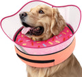 Supet Raised Inflatable Dog Cone Collar - Soft Donut Recovery Collar