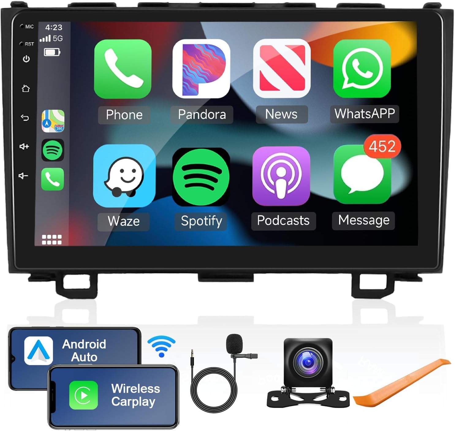 Android Car Stereo for Honda CRV 2007-2011 with Wireless Features