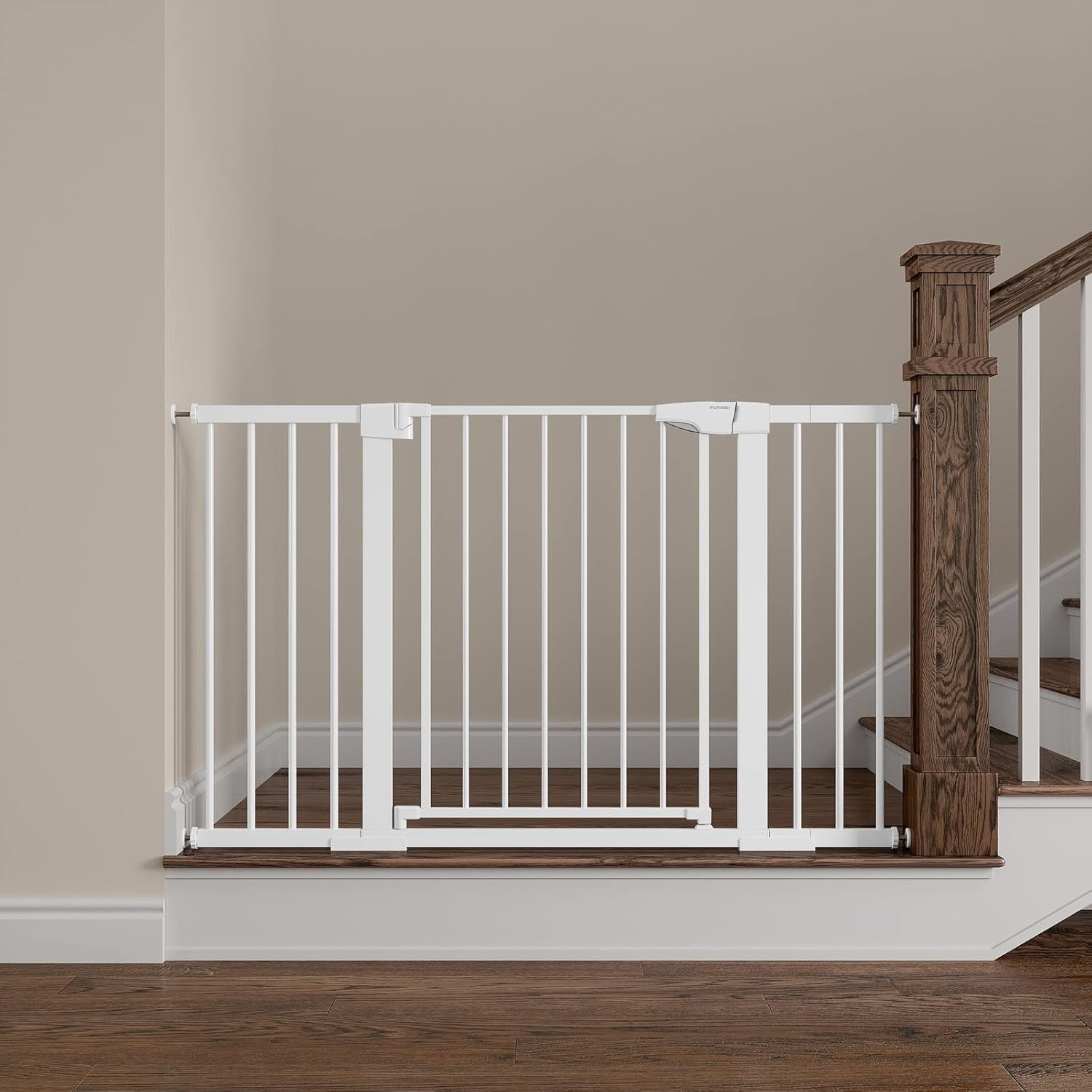 Extra Wide Baby Gate with Walk Through Door for Home Safety