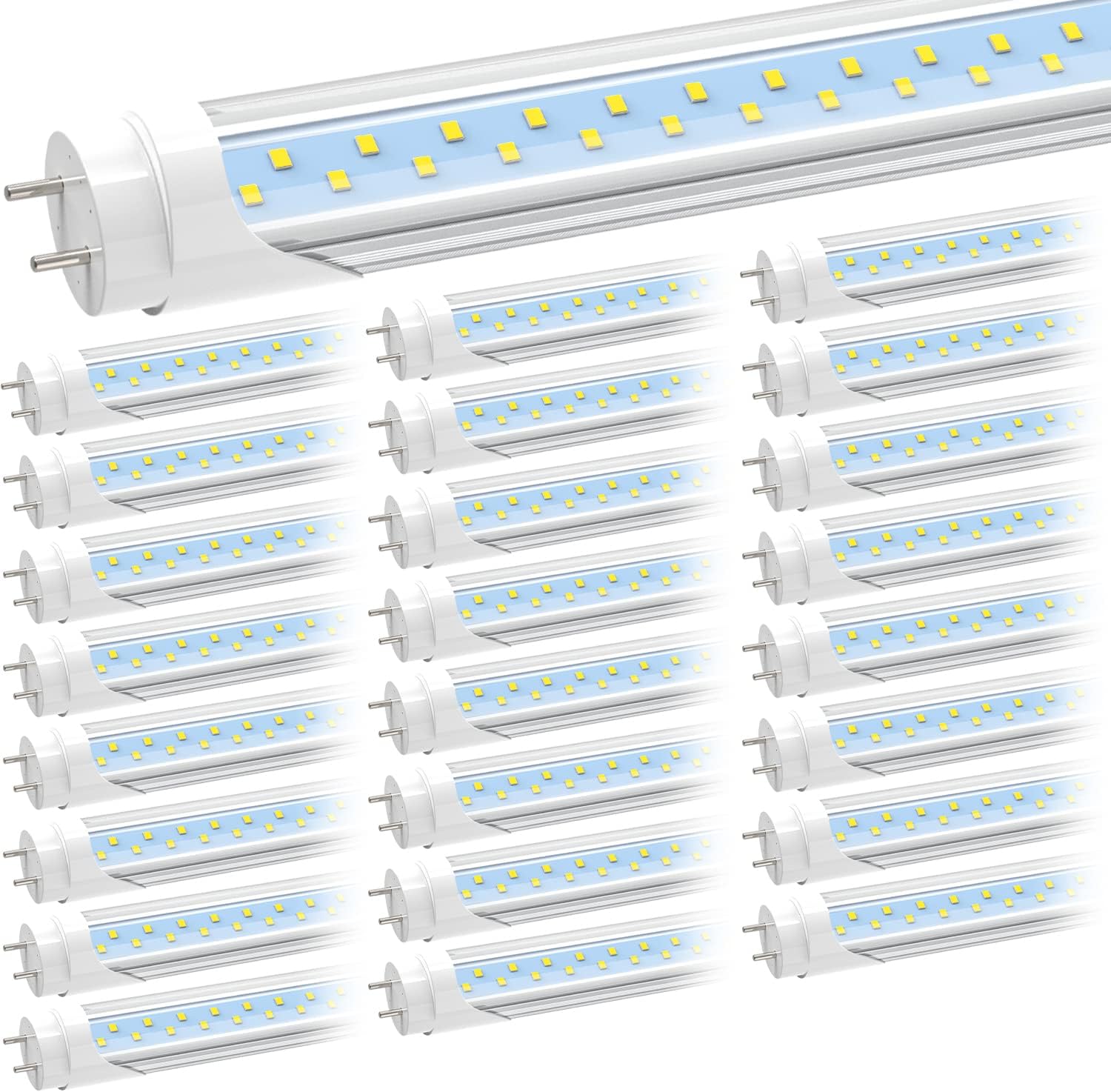 JESLED 4FT LED Tube Light Bulbs for T8 T10 T12 Fixtures