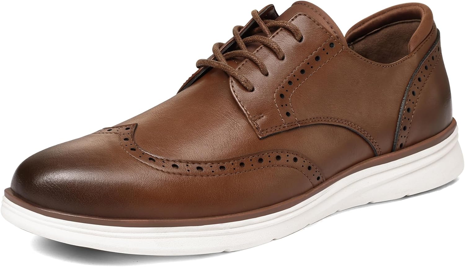 Men's Dress Sneakers Lightweight Casual Business Wingtip Oxfords