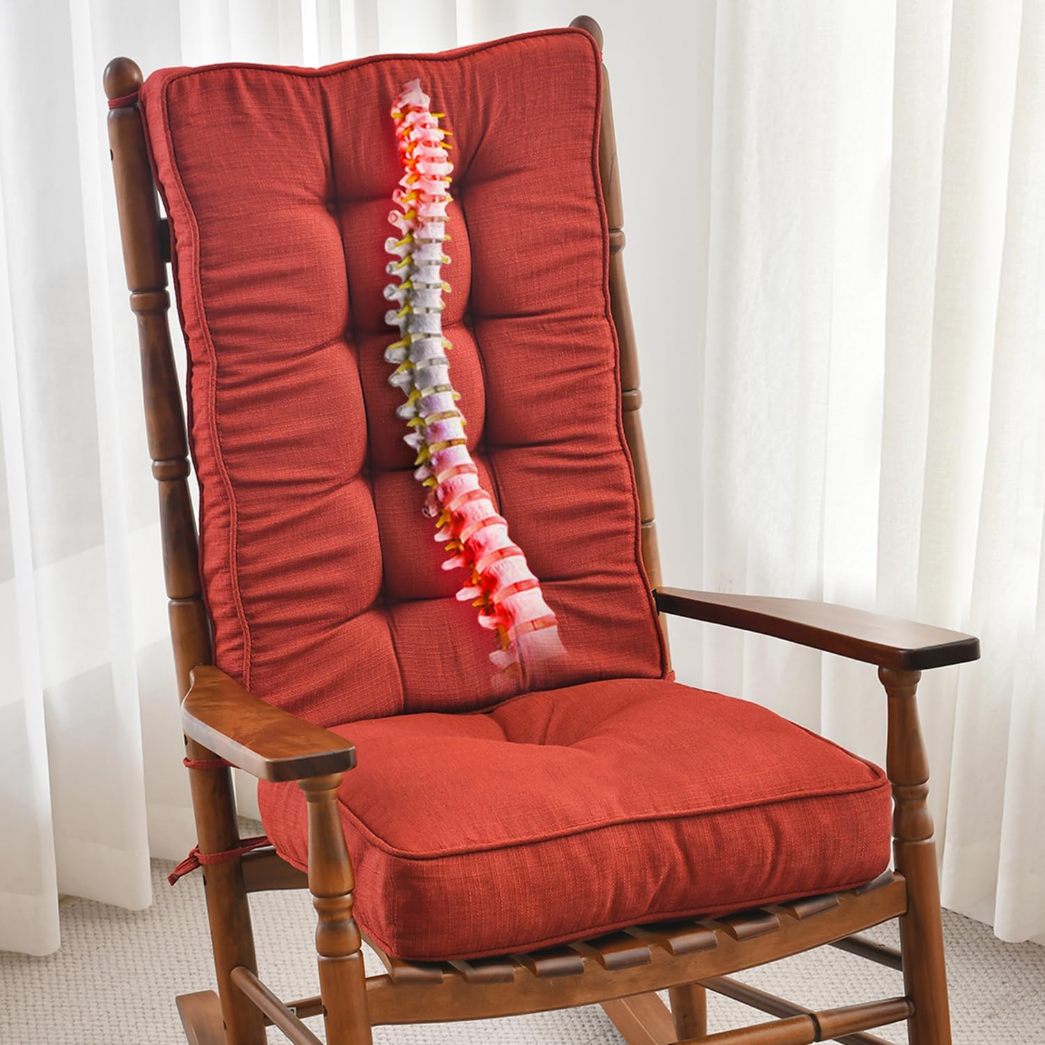 SUNROX Jumbo Rocking Chair Cushions for Ultimate Comfort