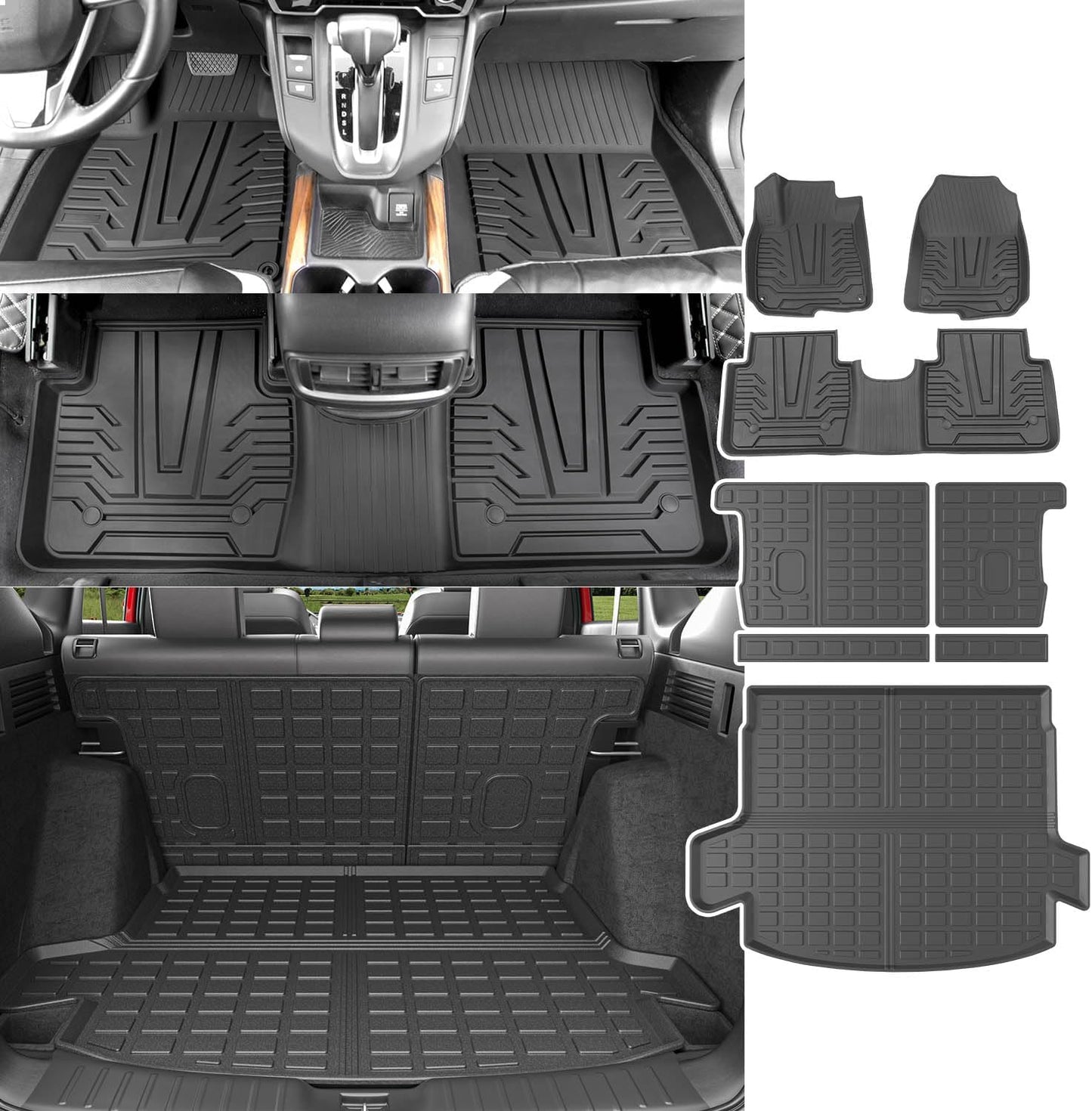 Hybrid Floor Mat for 2017-2022 Honda CRV - Durable & Easy Fit