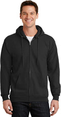 Essential Fleece Full-Zip Hooded Sweatshirt - Soft, Reliable Fit