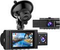 Dual Dash Cam Front and Inside FHD 1080P - Night Vision Recorder