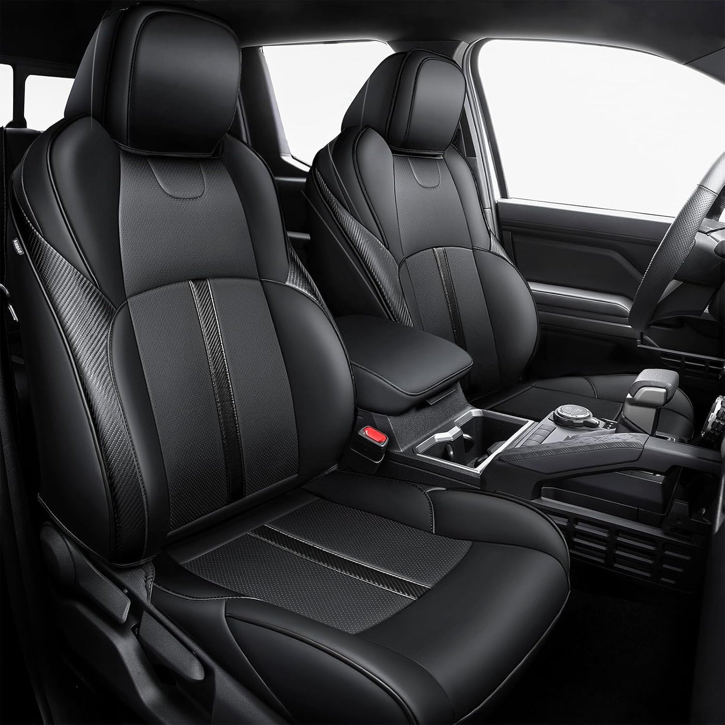 Leather Seat Covers Custom Fit for 2024 2025 Tacoma Gen 4th