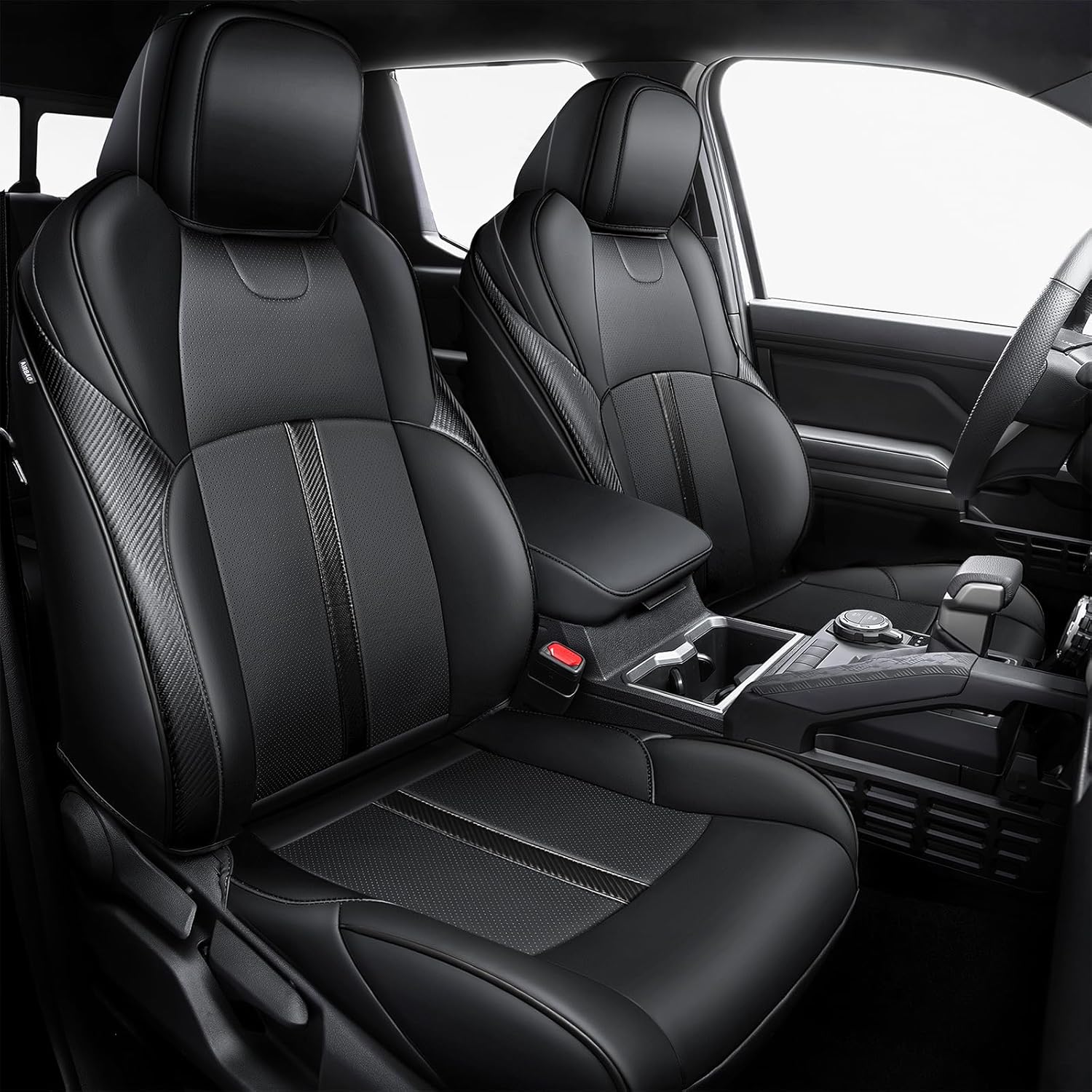 Leather Seat Covers Custom Fit for 2024 2025 Tacoma Gen 4th