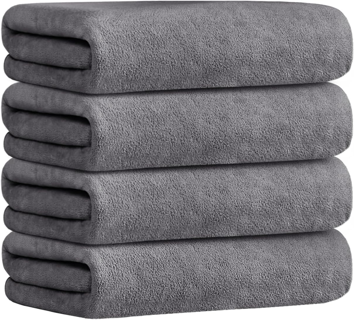 Super Absorbent Microfiber Towels Set for Bath and Fitness
