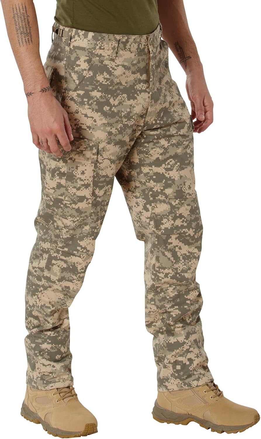 Rugged Tactical BDU Pants for Outdoor Hiking and Work Uniform