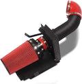 MOOSUN 4 in Cold Air Intake Black Tube + Heat Shield - Value Kit