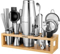 Mixology Bartender Kit Boston Shaker Set - Complete 31-Piece Home Bar