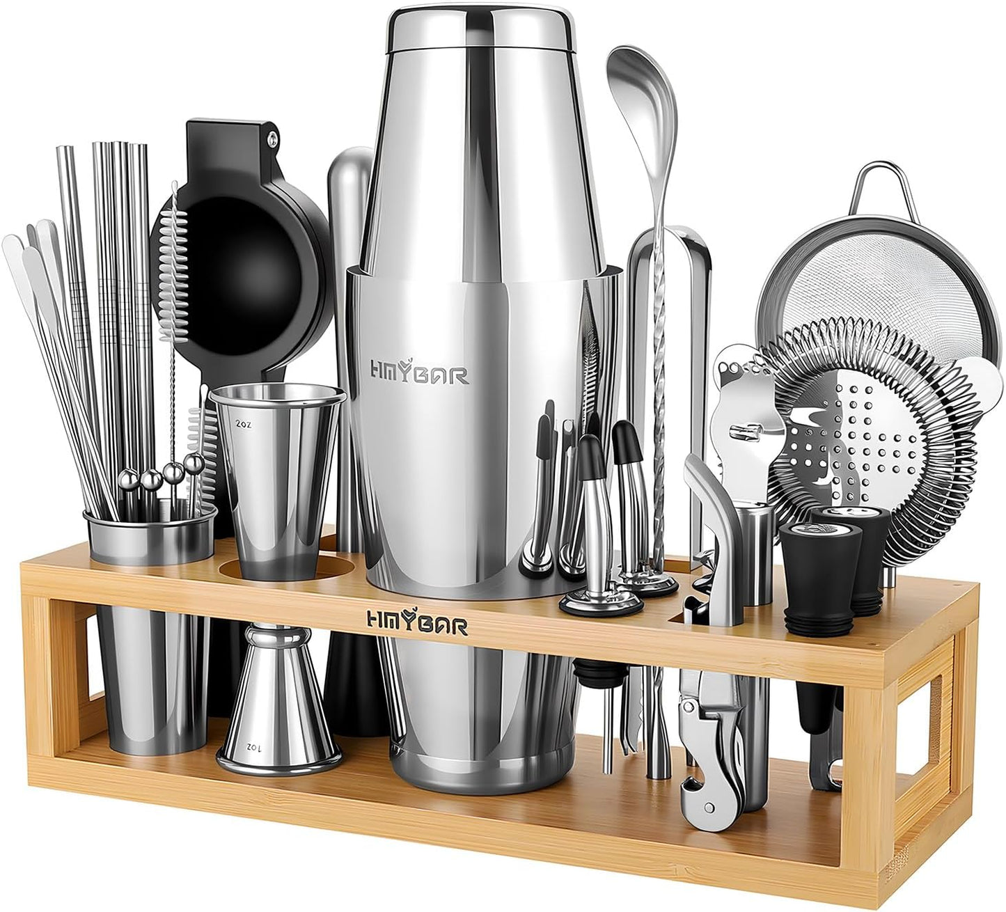 HMYBAR Mixology Bartender Kit for Home Bar Enthusiasts