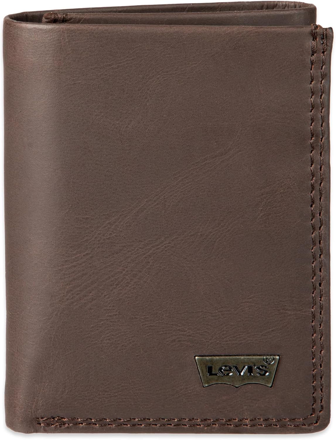 Levi's Men's Trifold Wallet - Sleek, Slim Design with ID Window