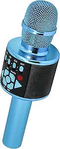 Wireless Bluetooth Karaoke Microphone with LED Lights for Fun