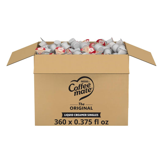 Nestle Coffee Mate Singles - Non Dairy, No Refrigeration Needed! 360 Pack