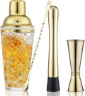 Premium Gold Cocktail Set - Bartender's Dream Kit!
