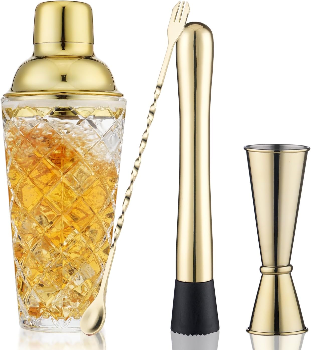 Premium Gold Cocktail Set - Bartender's Dream Kit!