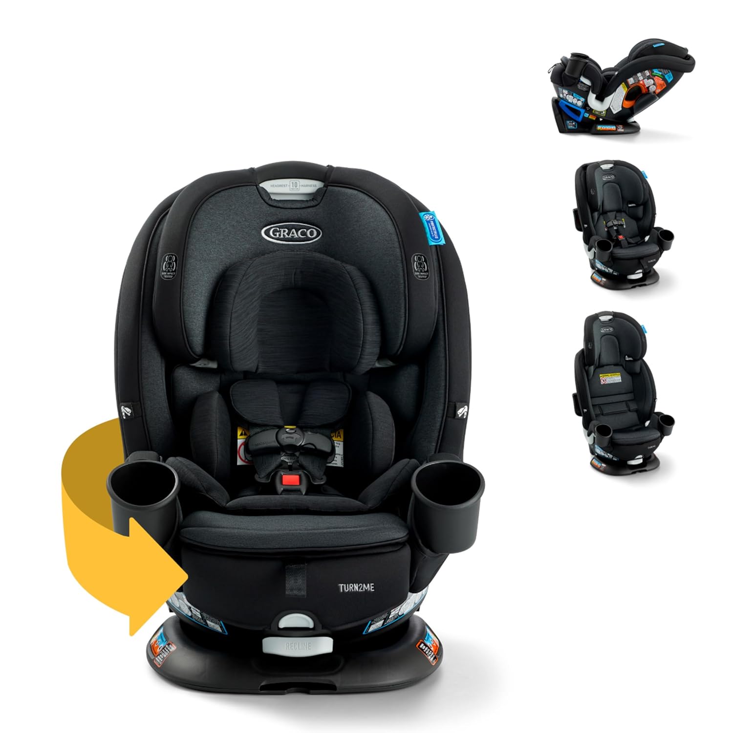 Graco Turn2Me 3-in-1 Rotating Convertible Car Seat for Safety