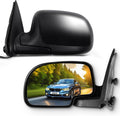 SCITOO Side View Mirrors for 1999-2006 Chevy/GMC - Manual Fold