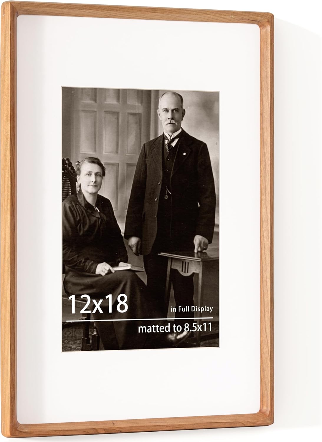 12x18 Picture Frame in USA-Sourced Natural Cherry Wood
