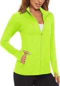 MAGCOMSEN Women's UPF 50+ Lightweight Athletic Jacket (Style 8F1R)