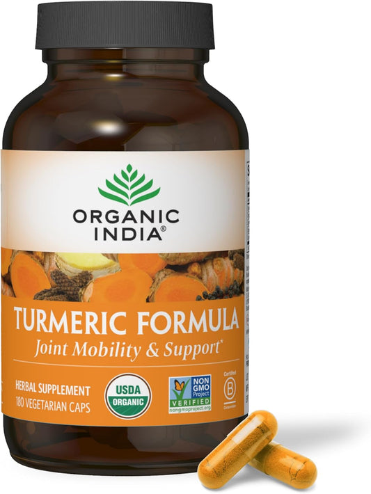 Organic Turmeric Curcumin Supplement for Joint Mobility & Health