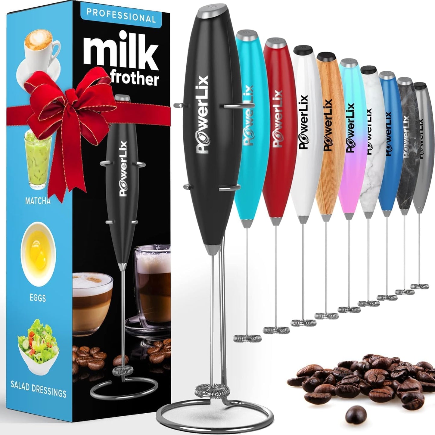Powerful Foam Maker - POWERLIX Handheld Milk Frother
