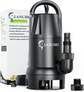 1/2HP Sump Pump Submersible 2394GPH Utility Pump - Portable Drainage