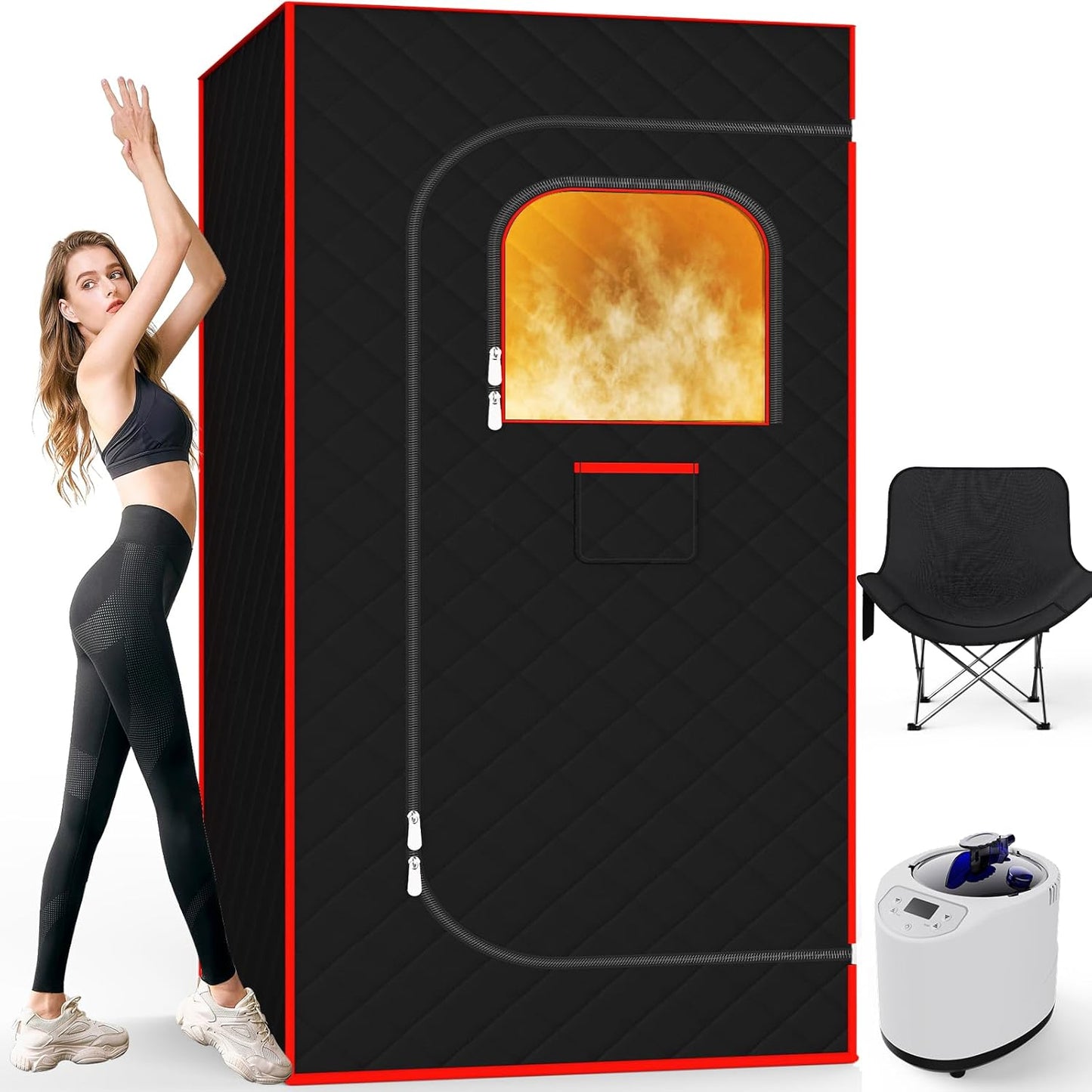 AgiiMan Portable Sauna: Relax Anywhere with Remote Control