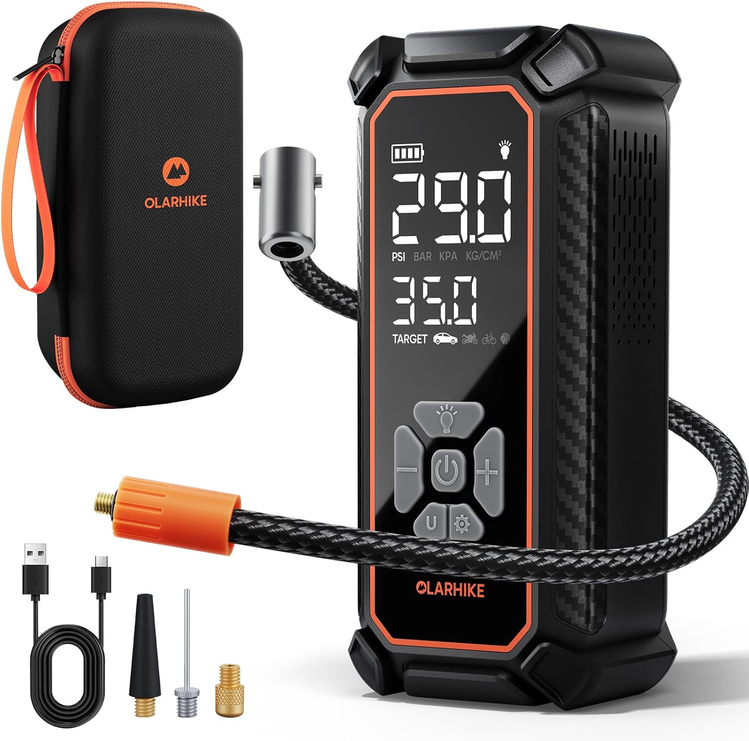 OlarHike Powerful Tire Inflator for Fast & Efficient Inflation