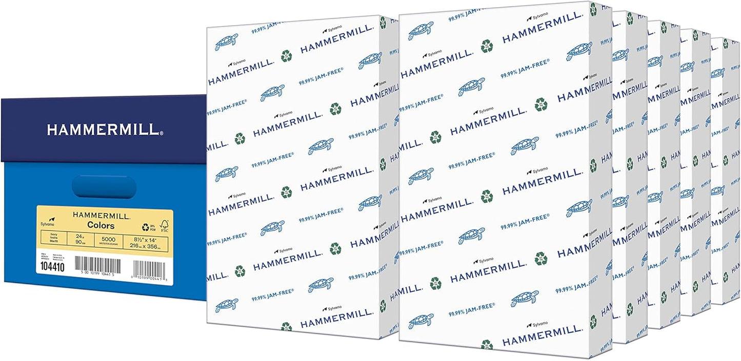 Hammermill Colored Paper 20 lb Ivory Printer Paper for All Uses