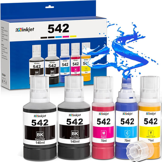 542 Ink Refill Bottles for Eco Tank Pro ET Series Printers