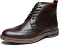 Mens Fashion Dress Boots - Black Genuine Leather Classic (Style 64ZH)