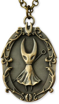 Brass Hollow Knight Pendant Necklace Charm Jewelry Charm - Handmade
