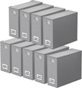 SpaceAid 9 Pack Sheet Organizers and Storage - Linen Closet Solution
