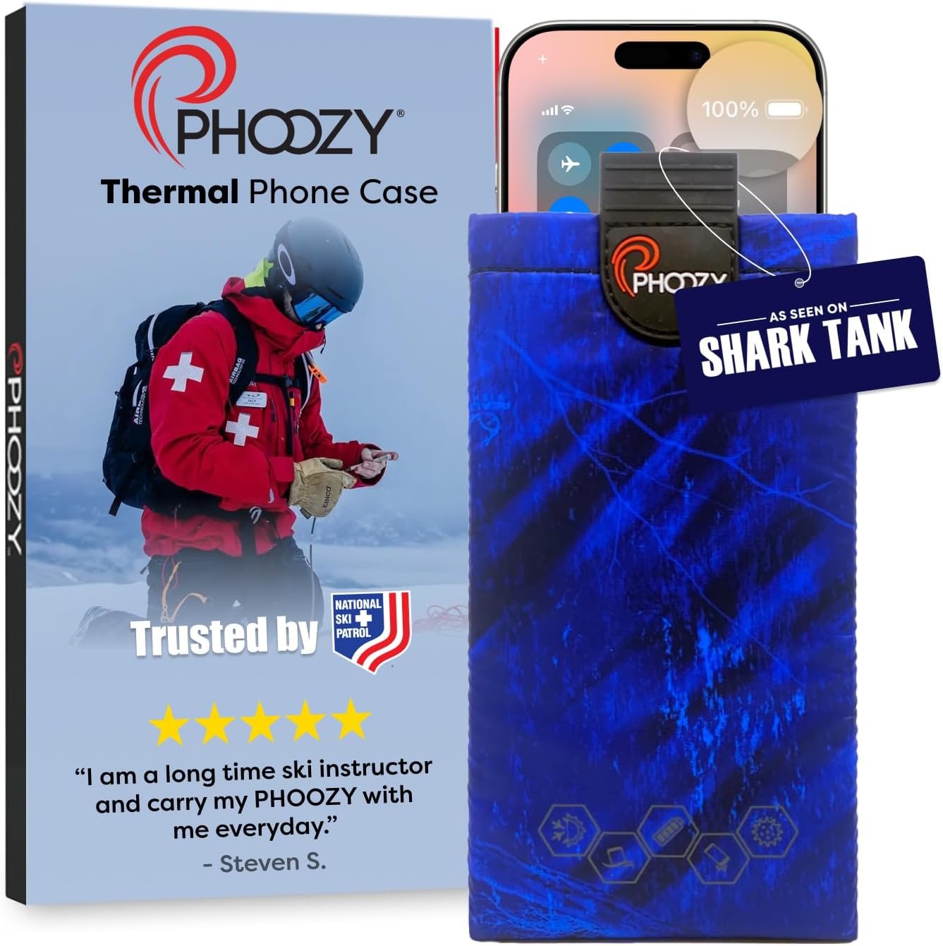PHOOZY XP3 Ultra-Durable Thermal Phone Case for Extreme Cold
