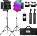 Pixel P45 RGB Photography Lighting Kit - 50W Dimmable LED Panels