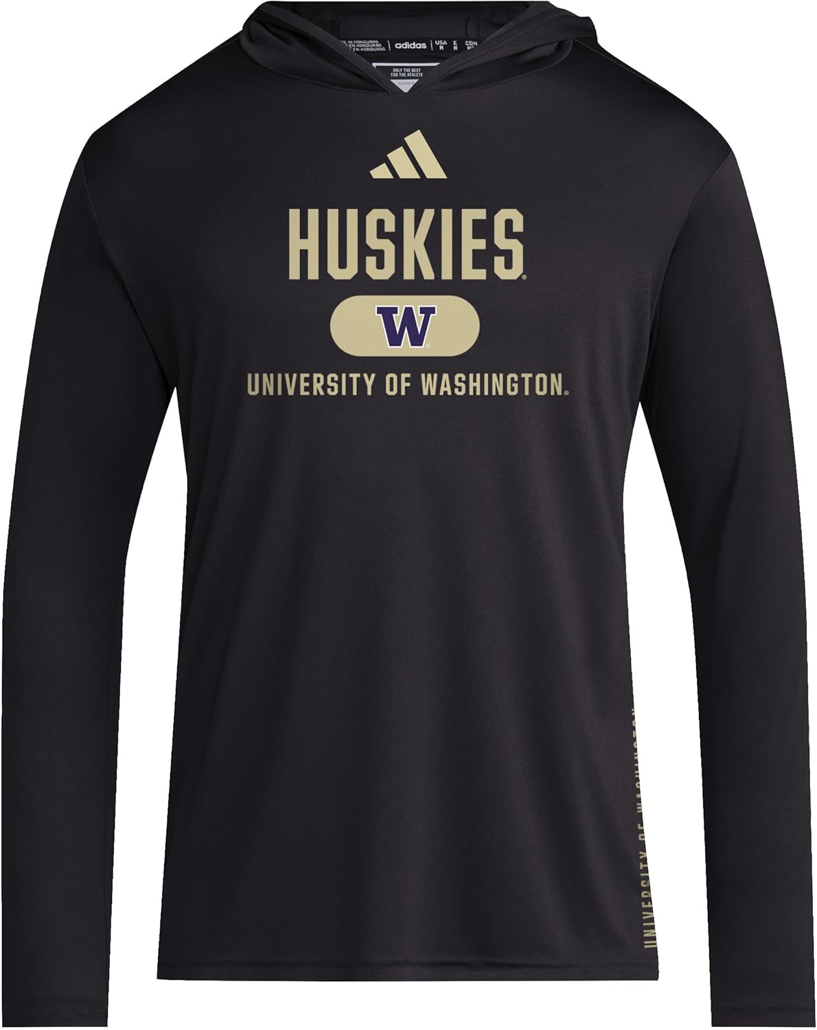 adidas Men's NCAA Huskies Team Hoodie for Training and Comfort