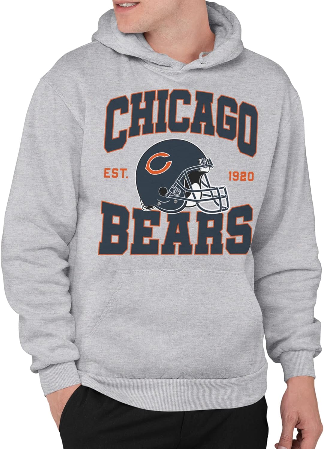 Chicago Bears Adult Pullover Hoodie - Unisex NFL Apparel