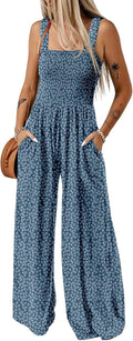 Dokotoo Women's Casual Loose Overalls Jumpsuit - Lightweight Summer