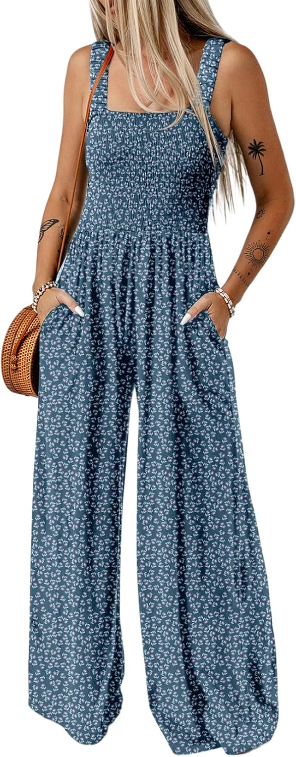 Dokotoo Women's Casual Loose Overalls Jumpsuits for Summer Fun