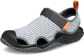 Crocs Men's Swiftwater Mesh Deck Sandals - Comfortable Water Sandal