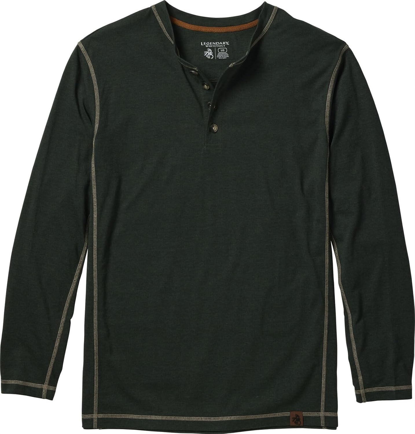 Legendary Whitetails Men's Henley Shirt for Casual Comfort